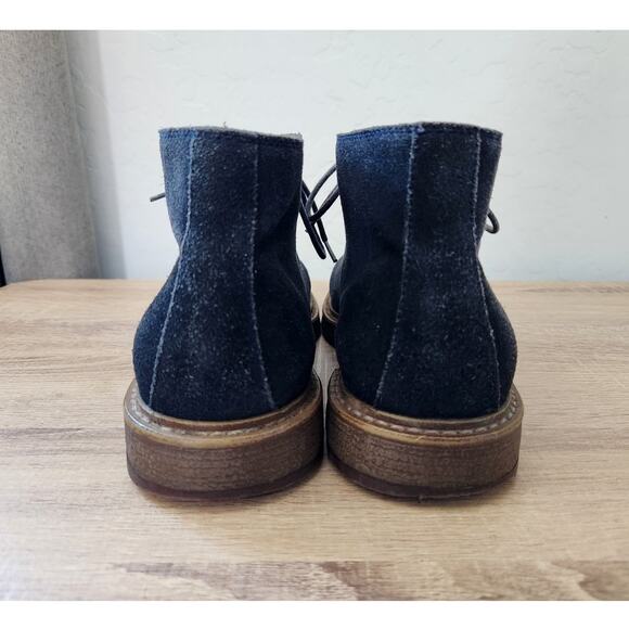 1901 Nordstrom Men's Size 11 Suede Leather Chukka Boots Blue Dress Shoes 170218 - Picture 3 of 13